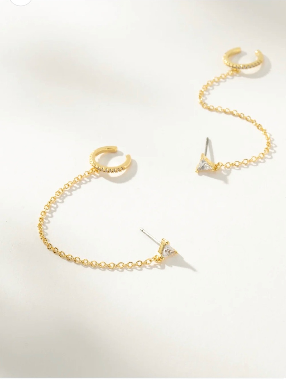 Uncommon James Chain and Cuff Ear Climber - Gold